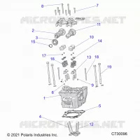 ENGINE, CYLINDER HEAD, CAMS AND VALVES