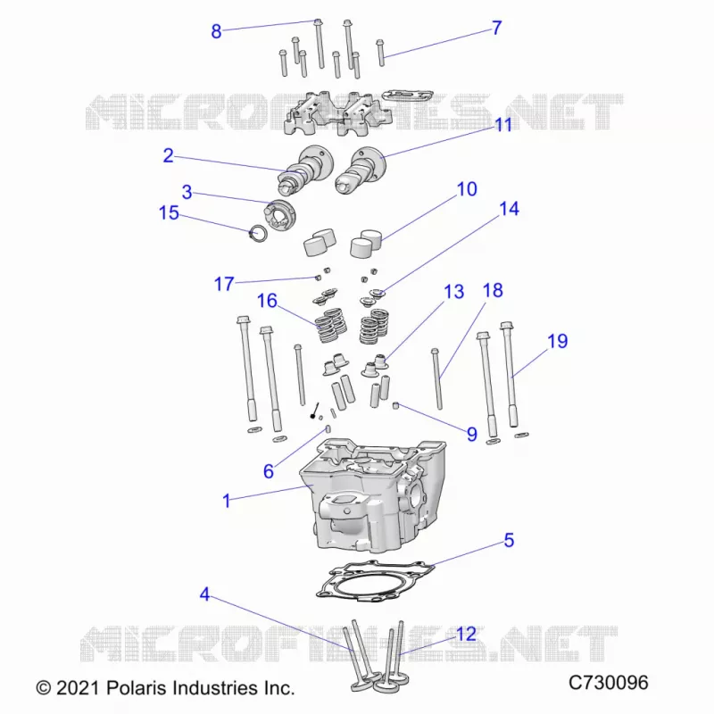 ENGINE, CYLINDER HEAD, CAMS AND VALVES