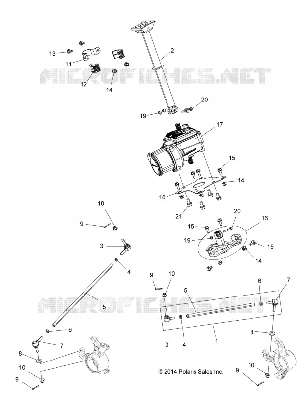 STEERING, STEERING POST  ASM.