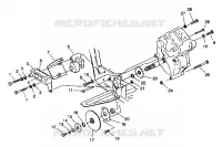 GEARCASE   BRAKE MOUNTING 6X6 350L W938739 (4924062406033A)