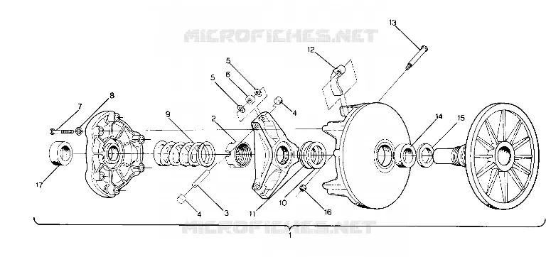 DRIVE CLUTCH 400 (4916781678012A)