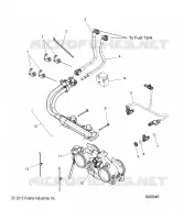 FUEL SYSTEM, RAIL, LINES AND THROTTLE BODY