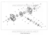 DRIVE TRAIN, REAR GEARCASE INTERNALS (BUILT 12/02/08 AND AFTER)