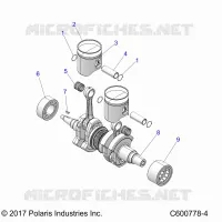 ENGINE, PISTON AND CRANKSHAFT