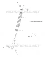 SUSPENSION, REAR SHOCK MOUNTING