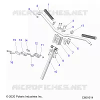 UPPER STEERING & HANDLEBAR ASM.