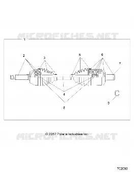 DRIVE TRAIN, FRONT DRIVE SHAFT
