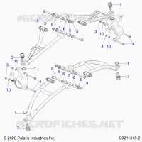 FRONT SUSPENSION A-ARM MOUNTING