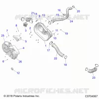 DRIVE TRAIN, CLUTCH COVER AND DUCTING