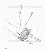 DRIVE TRAIN, FRONT GEARCASE MOUNTING