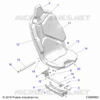 SEAT ASM., FRONT