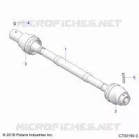 DRIVE TRAIN, FRONT PROP SHAFT