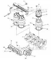 CYLINDER   MANIFOLD SLT 750 B954170 (4930563056C001)