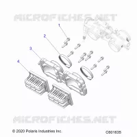 ENGINE, REED VALVE AND THROTTLE BODY ADAPTOR