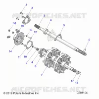 DRIVE TRAIN, JACKSHAFT AND DRIVE SHAFT