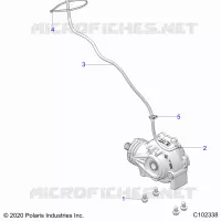 DRIVE TRAIN, GEARCASE MOUNTING, FRONT