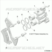 FRONT BRAKE CALIPER