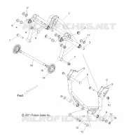 SUSPENSION REAR CRANK