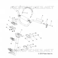 STEERING, HANDLEBAR MOUNTING