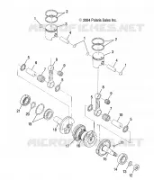 PISTON   CRANKSHAFT