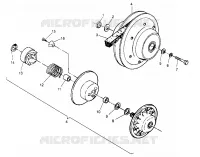 DRIVEN CLUTCH ASSEMBLY 6X6 400L W948740 (4926802680C008)
