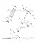 REAR SUSPENSION SHOCK MOUNTING