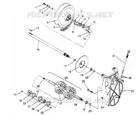 DRIVE TRAIN ASSEMBLY  TRAIL 0952761, TRAIL DELUXE 0952262,   AND EUROPEAN T (4928862886B013)