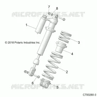 SUSPENSION, FRONT SHOCK MOUNTING