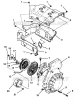BLOWER HOUSING   RECOIL STARTER ASSEMBLY TRAIL DELUXE E940262 (49273827380035)