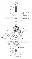 CARBURETOR STARLITE GT / 0933127 (4923232323033A)