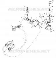 FUEL SYSTEM (SL 700) SL 700 B974071 AND INTL. SL 700 I974071 (4940874087A011)