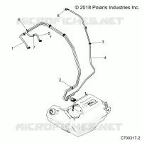 BODY, FUEL LINES, STD. 