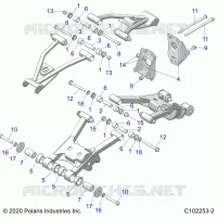 REAR SUSPENSION CONTROL ARM MOUNTING