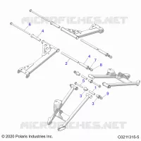 REAR SUSPENSION CONTROL ARM MOUNTING