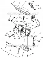 THROTTLE  BODYWORK CLASSIC TOURING 0942875 (4924962496043A)