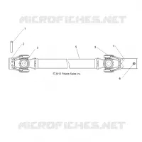 DRIVE TRAIN, FRONT PROP SHAFT