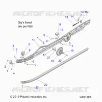SUSPENSION, RAIL MOUNTING