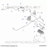 FUEL SYSTEM, FUEL TANK EVAP, CANISTER AND LINES