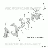 REAR BRAKE CALIPER