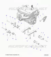 ENGINE, MOUNTING & LONG BLOCK