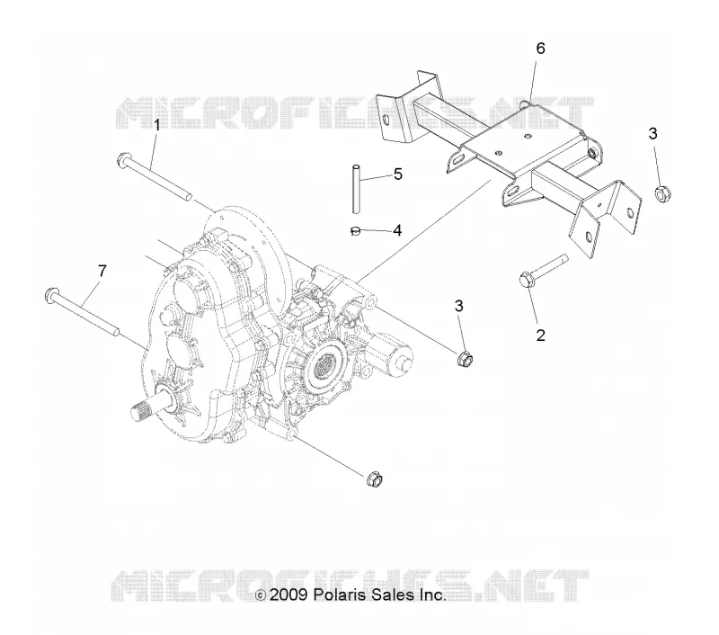 DRIVE TRAIN, MAIN GEARCASE MOUNTING