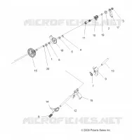 DRIVE TRAIN, MAIN GEARCASE SHIFT FORKS