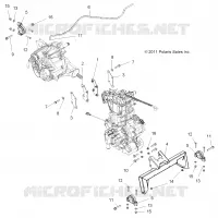 ENGINE, ENGINE AND TRANSMISSION MOUNTING