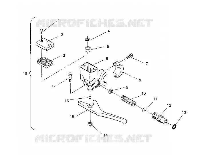 MASTER CYLINDER 440 XCR / 0931760 (4923022302010A)