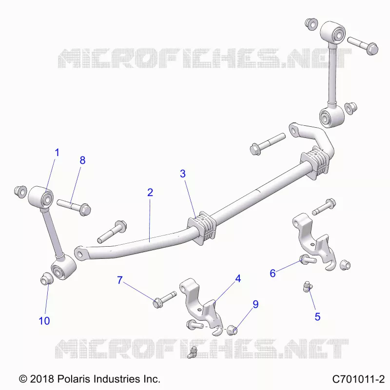 SUSPENSION, FRONT STABILIZER BAR- G21GAJ99AC/AW/BC/BW (C701011-2)