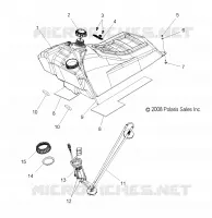 FUEL SYSTEM, FUEL TANK ASM.
