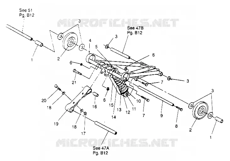 FRONT TORQUE ARM WIDETRAK LX 0952064 AND  EUROPEAN WIDETRAK LX E95 (4928942894B013)