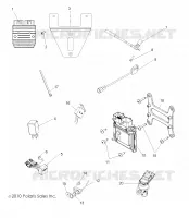 REGULATOR, RELAYS, SENSORS AND ECU