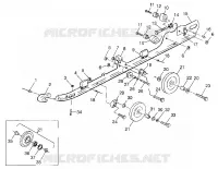RAIL MOUNTING (SUSPENSION) 600 XCR 0985677 (4943164316B011)