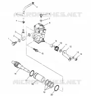 OIL PUMP ASSEMBLY 4X4 300 W958130 (4930183018D004)